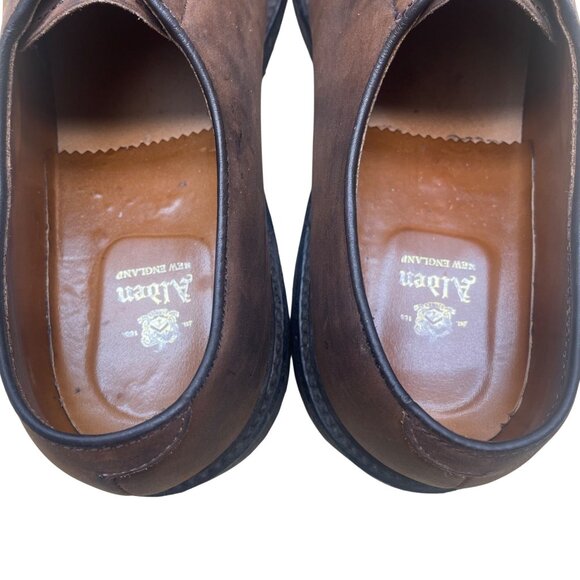 Alden Men’s Brown Genuine Leather Goodyear Welted Sole Lace Up Oxfords Size 12 main image 7